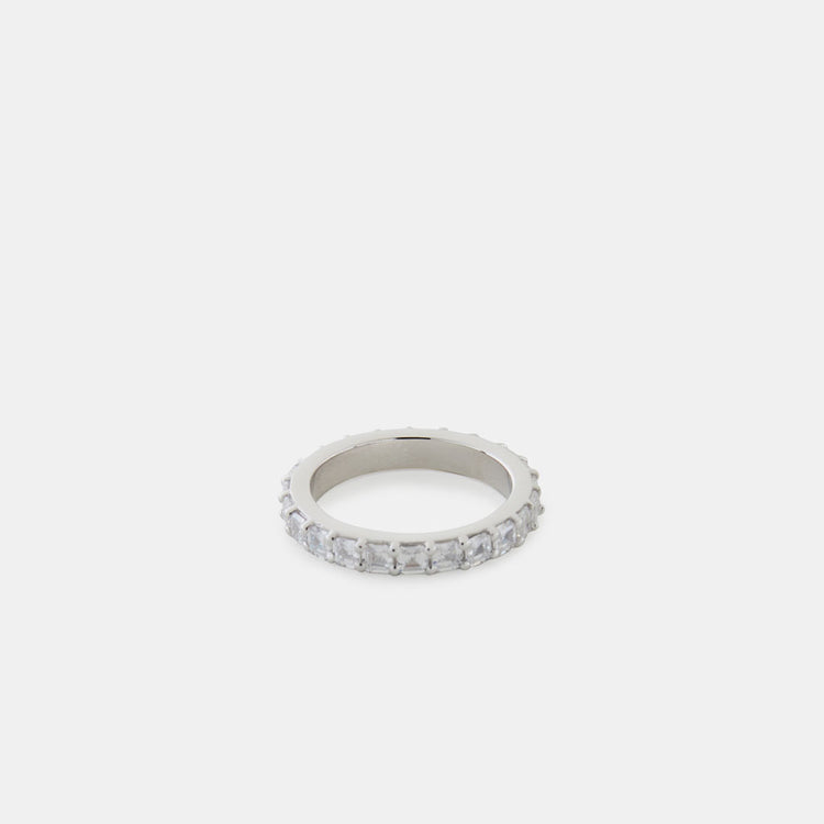 Silver Tennis Ring