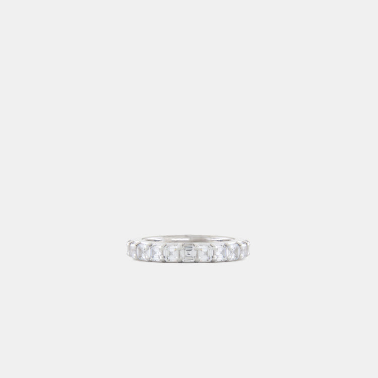 Silver Tennis Ring