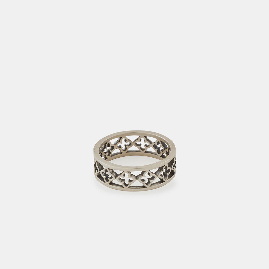 Silver Tudor Cross Ring - Serge DeNimes