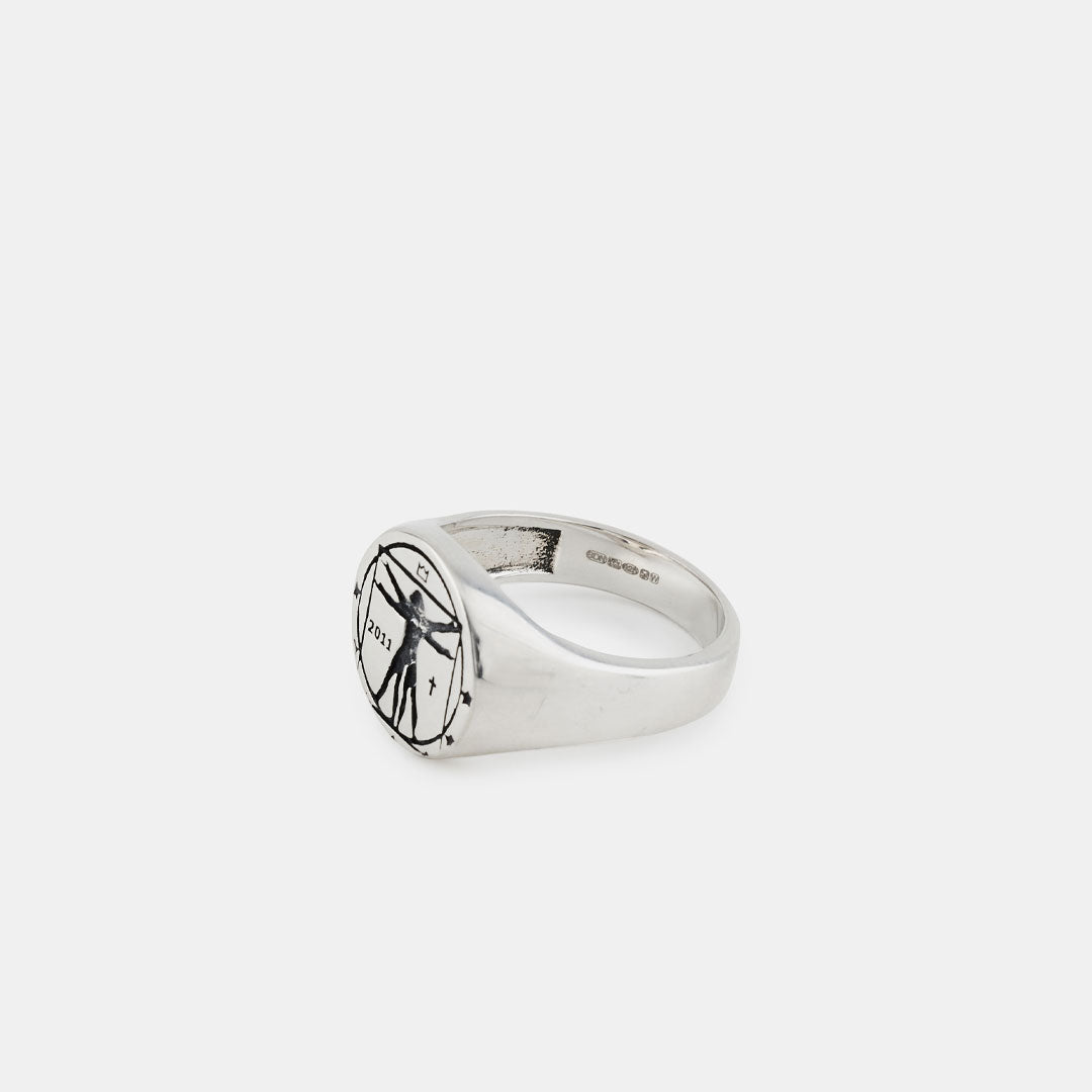 Silver Vitruvian Ring - Serge DeNimes