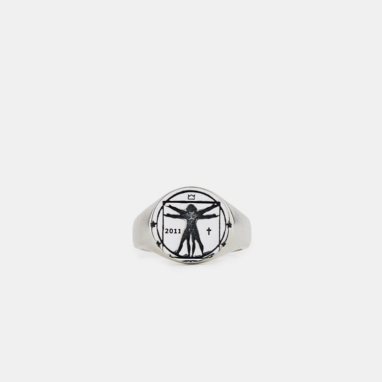 Silver Vitruvian Ring - Serge DeNimes